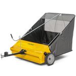 Щетка газонная с мусоросборником, 112см