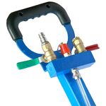 Домкрат 2т 2-секционный T08102A пневматический с ручкой AE&T