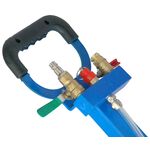 Пневматический 3-секционный домкрат с ручкой T08103A 3т AE&T