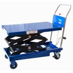 Тележка гидравлическая платформенная YTJ-S35 AE&T 350кг | Фото-2