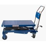 Тележка гидравлическая платформенная ТJ-100 AE&T 1000кг | Фото-5