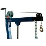 Мини кран гидравлический гаражный Т62102A AE&T 500 кг с лебедкой | Фото-4